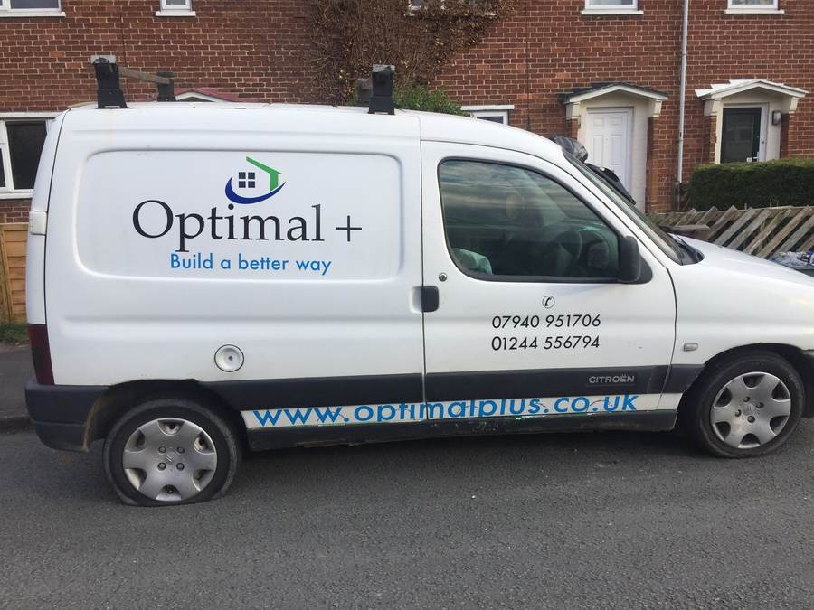 Commercial services van graphics