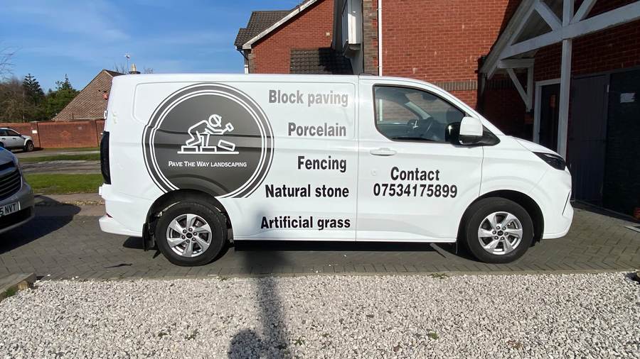 Landscaping van graphics